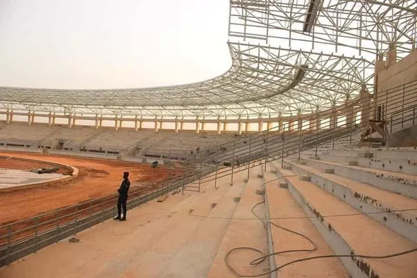 CAN 2023 : le stade de Korhogo en travaux