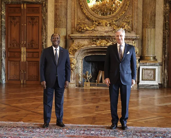 Le Président Ouattara reçu par Philippe de Belgique, Roi des Belges ce 15 février 2022 : des images inédites de la rencontre
