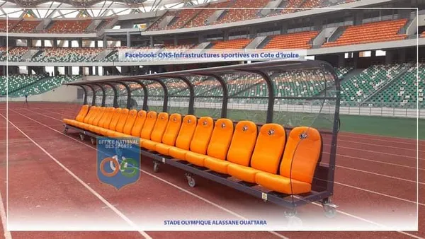 Le Stade olympique d’Ebimpé fait peau neuve : des images
