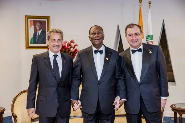 8e Gala Children of Africa : Sarkozy était aux côtés du président Ouattara, des images