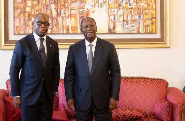 Le Président Ouattara s’entretient avec le Président de la BOAD