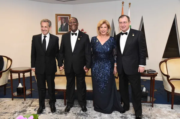 8e du Gala Children of Africa : Dominique Ouattara ses remerciements à Nicolas Sarkozy
