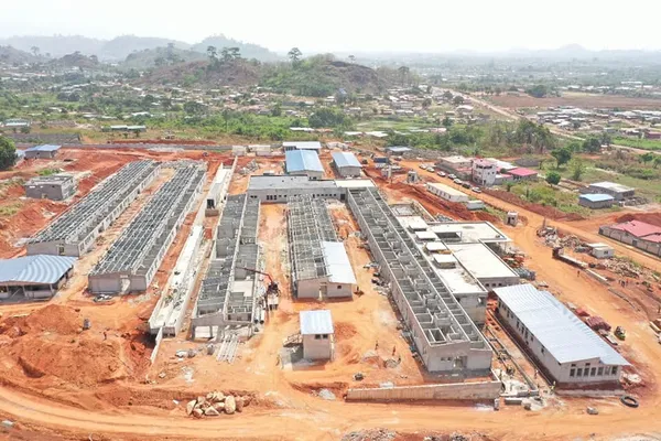 Construction nouveau CHR de Man : les travaux exécutés à plus de 85%