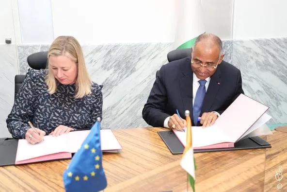 Coopération Côte d’Ivoire-UE : signature d’accords de 38 milliards FCFA