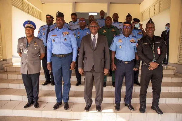 15 mois de la CAN 2023 en Côte d’Ivoire : Téné Birahima reçoit le Président de la Commission Sécurité du COCAN