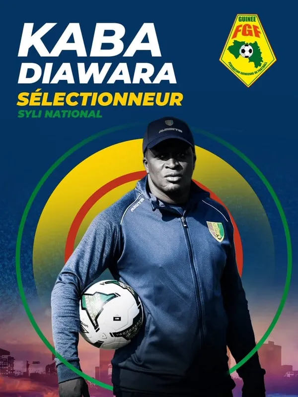  Syli National: La Guinée renouvelle le contrat du sélectionneur Kaba Diawara