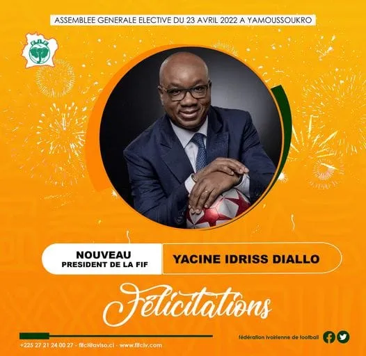 Idriss Diallo élu nouveau président de la FIF