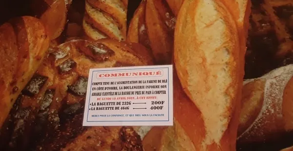 Non-respect de l’affichage du prix du pain: une boulangerie fermée à Abidjan