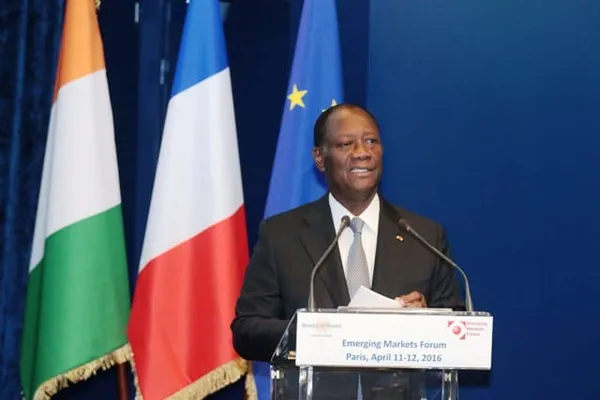Ouattara à Paris au Forum des Marchés Emergeants de Michel Camdessus