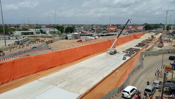 Echangeur d’Abobo : « le chantier avance bien » selon Amédé Koffi Kouakou