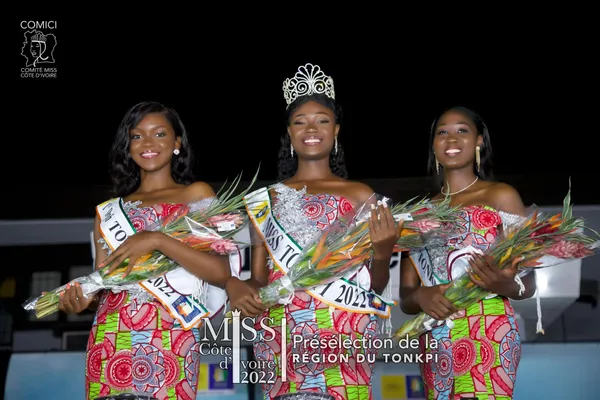 Présélection de Miss Côte d’Ivoire: Boué Danielle élue miss de la région du Tonkpi 2022
