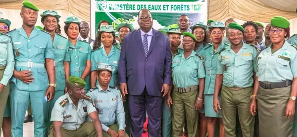 Laurent Tchagba, le ministre des Eaux et Forêts, met en garde les agents de la BSSI