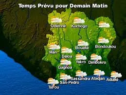 Météo à Abidjan: Ce que prévoit la SODEXAM pour ce vendredi nuit