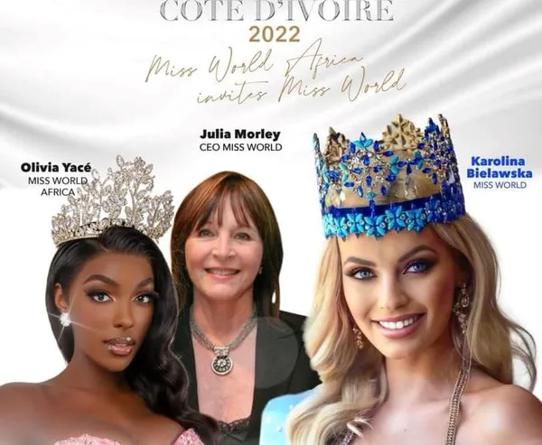 Finale Miss Côte d’Ivoire 2022: Olivia Yacé, le PDG de Miss monde à Abidjan ce 1er juillet