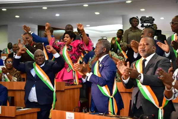 Présidence de l’Assemblée nationale : le PDCI et le PPA-CI appellent à voter Bictogo, en images