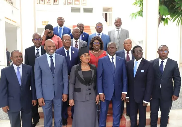 Bictogo, le nouveau président de l’Assemblée nationale, à la Cour de cassation, du Conseil d’Etat et de la Cour des comptes
