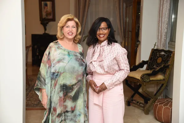 Dominique Ouattara reçoit Elisabeth Moreno