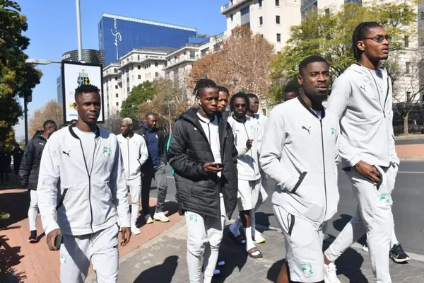 Lesotho – Côte d’Ivoire : la marche des Éléphants avant le match ce 9 juin en Afrique du Sud, des images