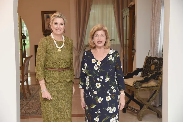 La Reine Maxima des Pays-Bas chez Dominique Ouattara