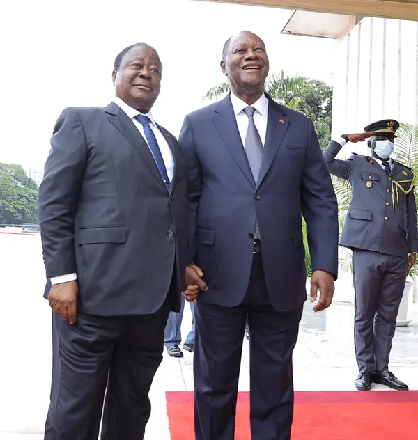 Gbagbo et Bédié au Palais présidentiel: Ouattara prend des nouvelles Henriette souffrante