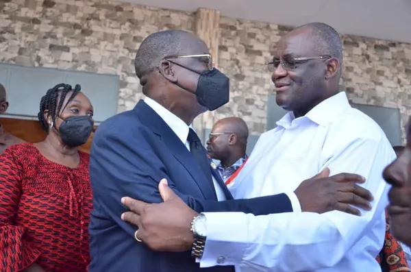 Ahoussou Jeannot aux obsèques de Kakou Jeannette, mère de Guikahué