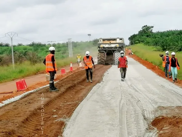 Renforcement de la Côtière: les travaux du tronçon Songon – Dabou – Grand lahou avancent