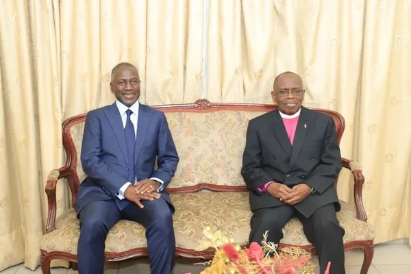 Bictogo chez Bishop Benjamin Boni, le Président de l’Eglise Méthodiste Unie de Côte d’Ivoire