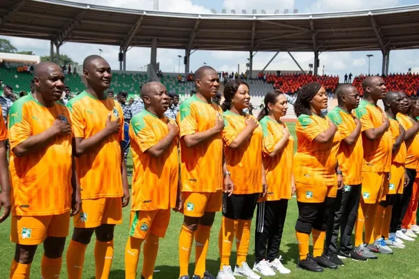 Match de gala indépendance à Yamoussoukro : le gouvernement bat des partis politiques, des images