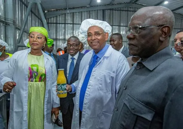 Usine de transformation de mangue à Sinématiali