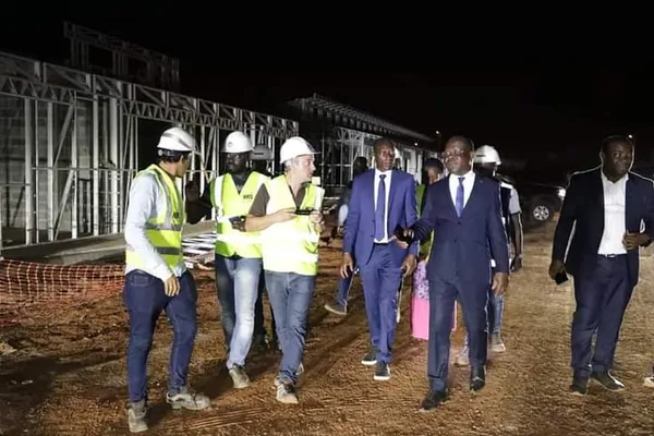 Construction du CHR de Katiola : les travaux réalisés à 16%