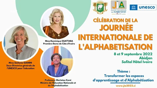 La Côte d’Ivoire 1er pays d’Afrique à abriter la célébration mondiale de la Journée de l’Alphabétisation