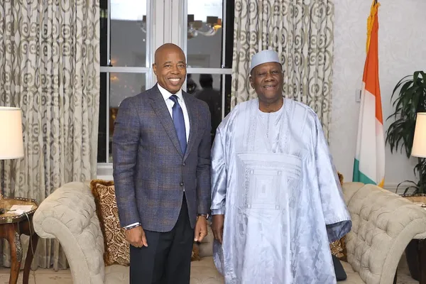 Le maire de New York chez le président Ouattara