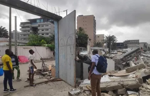 Projet du Métro d’Abidjan: démolition de l’Église des Assemblées de Dieu de Bietry Zone 4