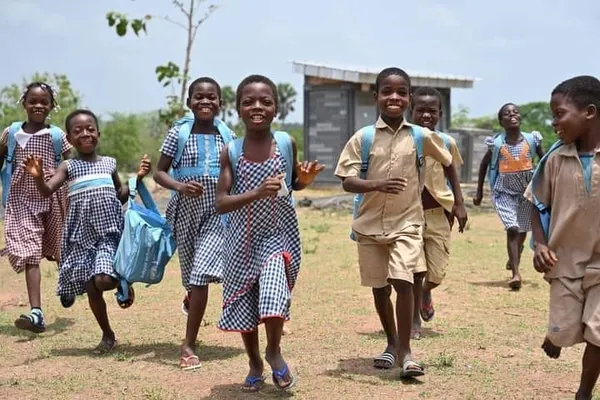 Elèves du primaire en Côte d'Ivoire