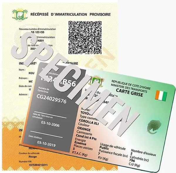 Plaque d’immatriculation : opération d’identification des motos en Côte d’Ivoire