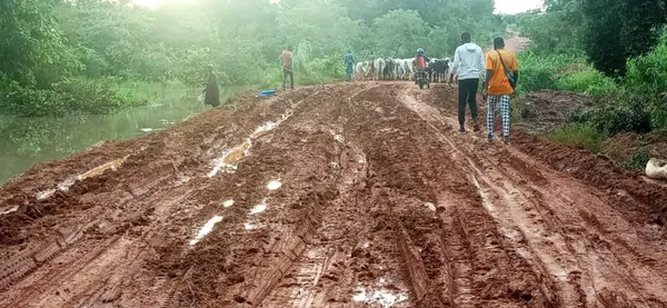 Pluies sur Kong, Côte d’Ivoire: plusieurs routes coupées