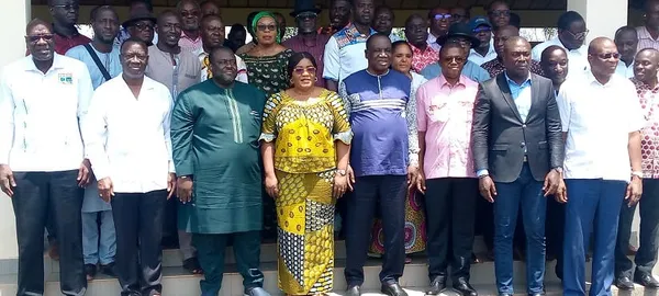 Municipales de 2023: Ahoua N’doli met en mission les secrétaires départementaux du RHDP du Moronou