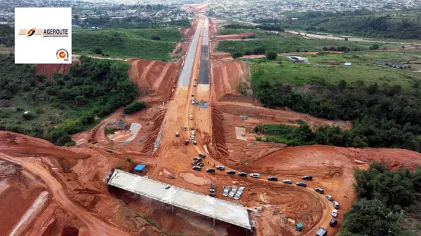 Autoroute contournement d’Abidjan (Y4): le ministre Amédé Kouakou n’est « pas satisfait de l’état d’avancement des travaux et de la qualité »