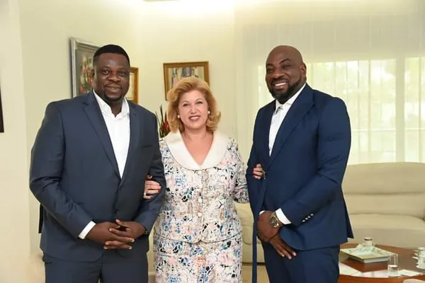 Yodé et Siro chez Dominique Ouattara : des images