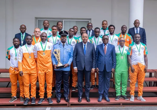 Patrick Achi félicite l’équipe nationale de Maracana de Côte d’Ivoire, Championne d’Afrique