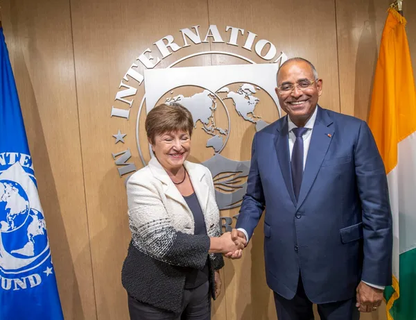 Rencontre Patrick Achi et la directrice Générale du FMI octobre 2022