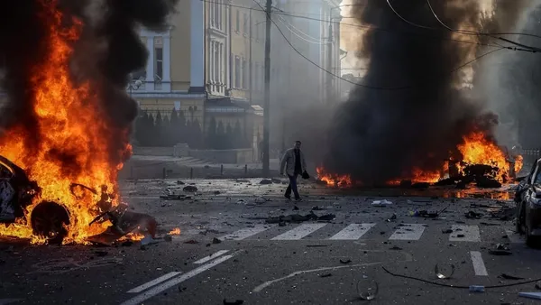 Une pluie de missiles russes sur l’Ukraine ce 10 octobre 2022
