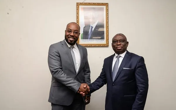 Retour en Côte d’Ivoire, Richard Dacoury reçu le ministre KKB