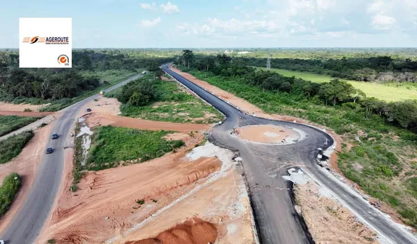 Travaux de construction de l’autoroute Yamoussoukro-Bouaké: le tronçon Tiébissou-Bouaké achevé à 75%