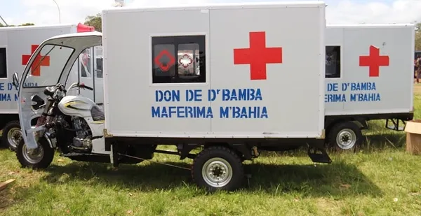 Un cadre du RHDP offre des tricycles ambulatoires à des structures sanitaires du Worodougou