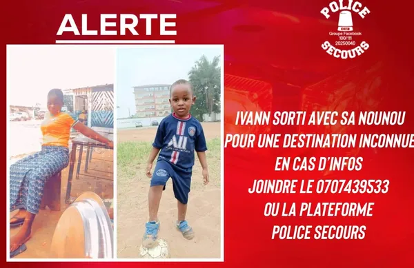 Alerte disparition : le Petit Ivann et sa Nounou ont été retrouvés