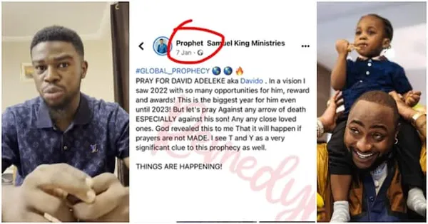 « J’ai vu la mort d’Ifeanyi en janvier »: un pasteur avait faire des révélations sur la mort du fils de Davido depuis depuis janvier