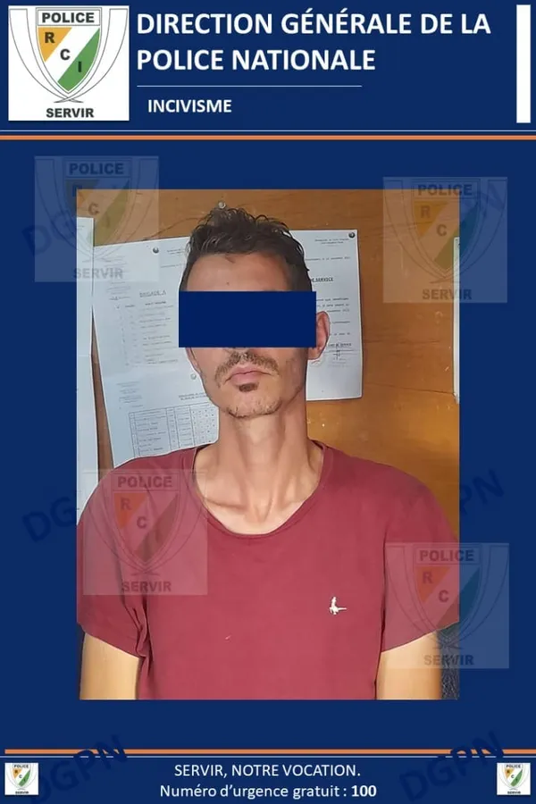 Yamoussoukro: arrêté pour défaut de plaques, il agresse le policier en fonction