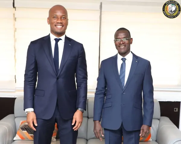 Didier Drogba chez le ministre de l’Intérieur, Vagondo Diomandé