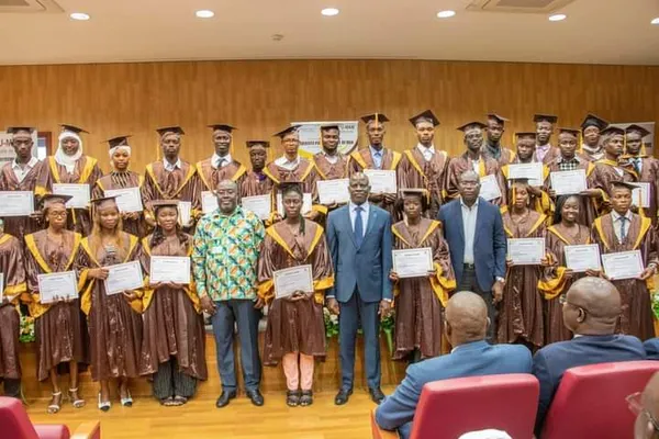 Université polytechnique de Man: remise de diplômes à 73 étudiants en Masters et 31 Ingénieurs